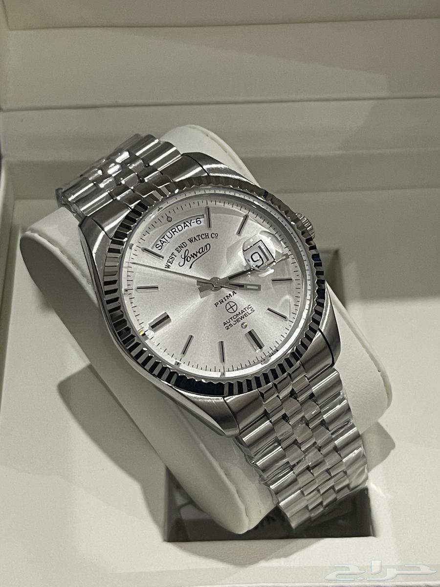 ساعة ويست اند اوتوماتيك 41 سلفر جديدة غير مستخدمة64408680622465110