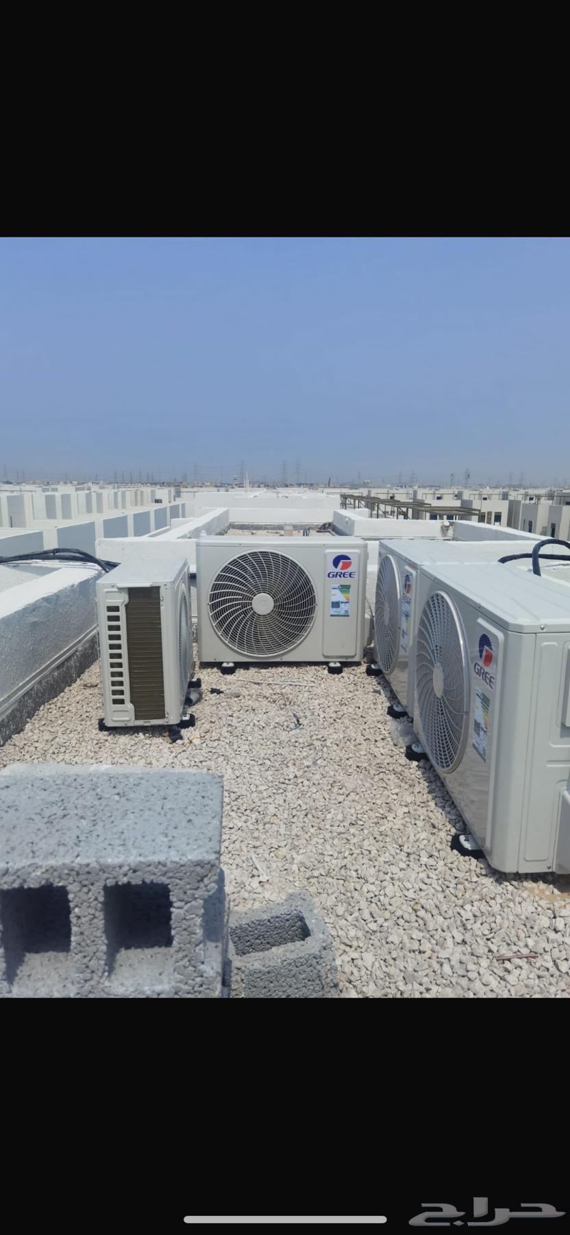 Complete air conditioning service (supply, installation, maintenance) for all projects64158156542721110