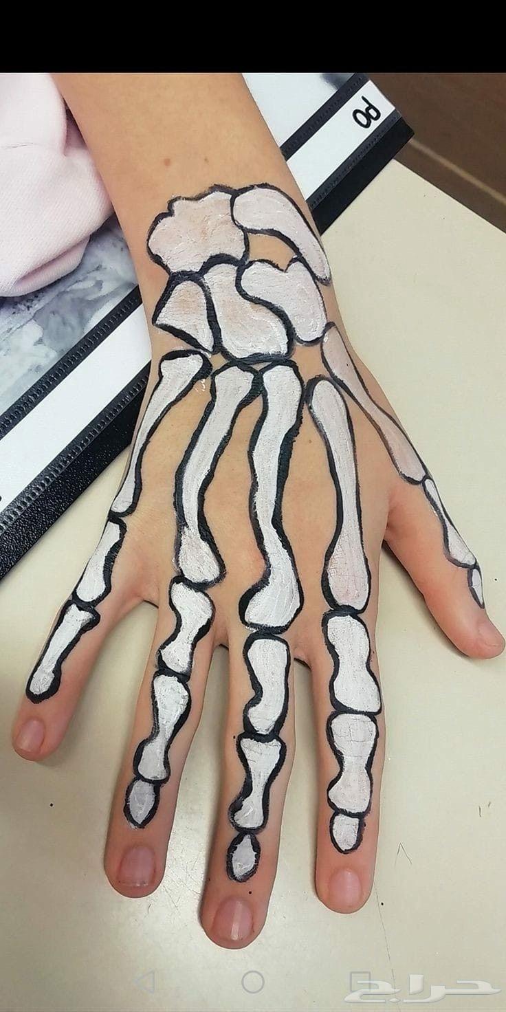 رسم على الوجه مكياج سينمائي رعب64176981633923114