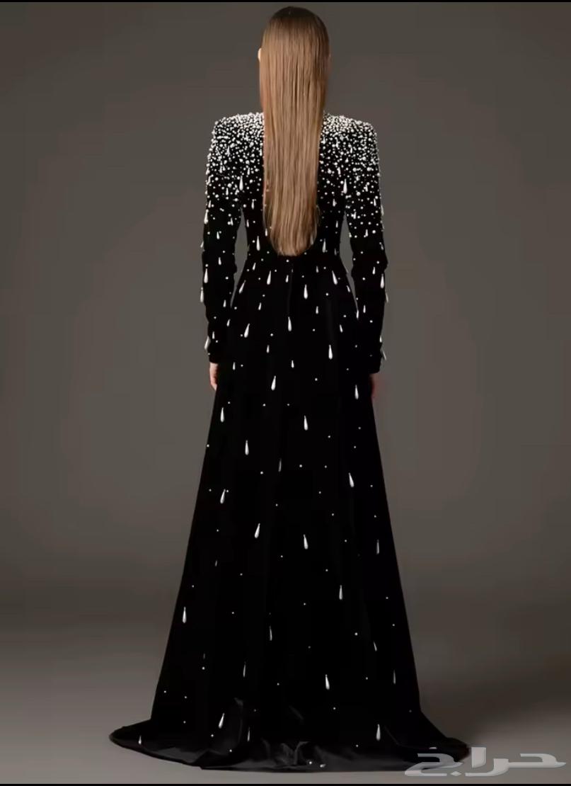 فستان مخمل اسودخفيف شك لولو سكري64580799019779111