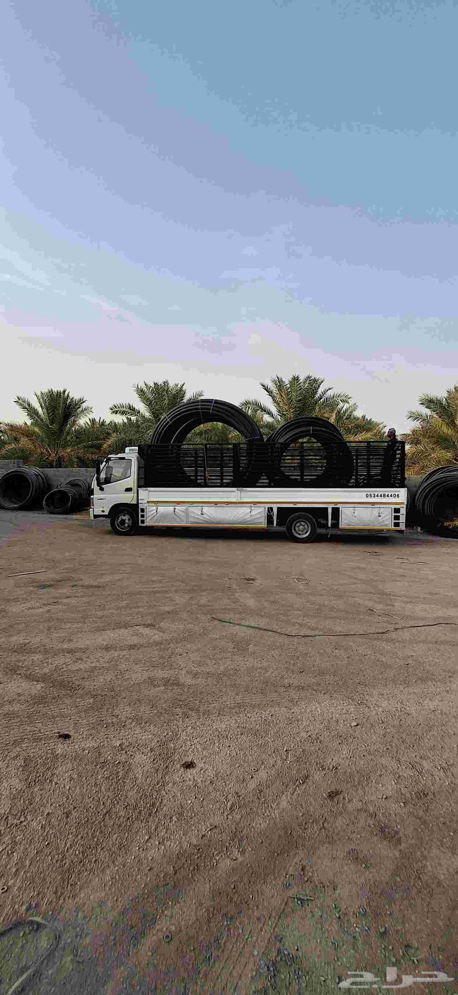 Dina 7-meter loaded from Buraidah to Riyadh, the box is 80 percent empty64164985460611111