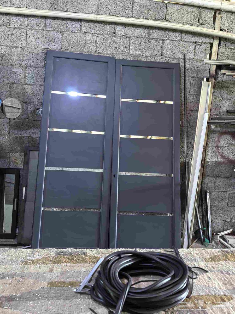 المنيوم شبابيك أبواب دربزين زجاج سكريت ترميم جميع لالمنيوام64165798962817111
