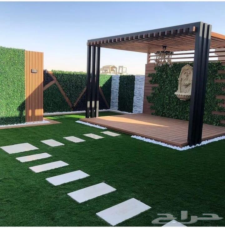 تنسيق حدائق شلالات نوافير جلسات داخلية وخارجية مظلات64165796661251112