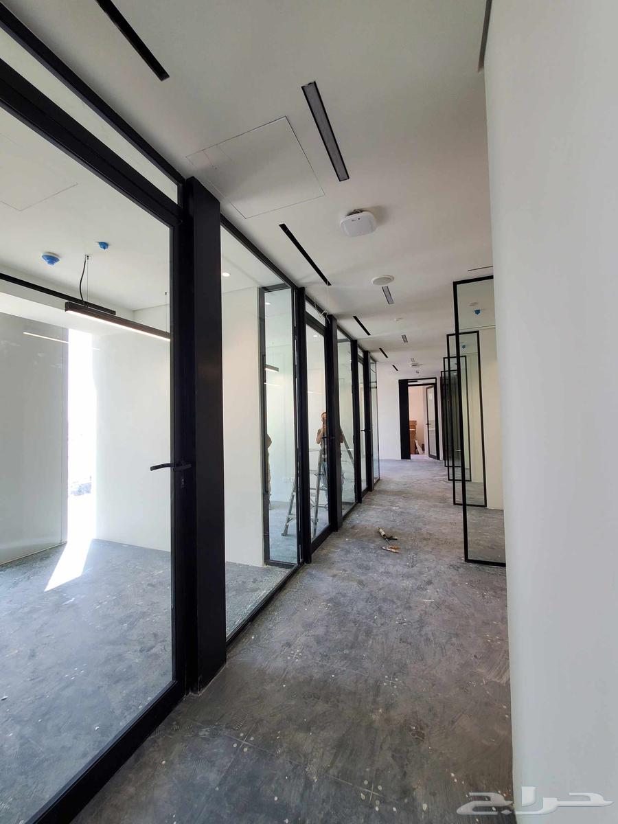 Frosted glass installation and office partitions, balustrades64179452179843110