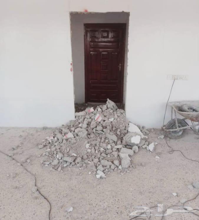 تكسير جدران وخرسانه وسراميك وتكشير واجهه منازل64178623526659110