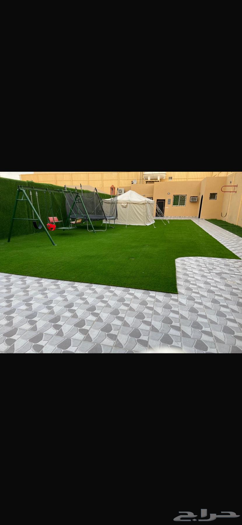 Two-part rest house with a swimming pool in Al Rabie64153046887554112