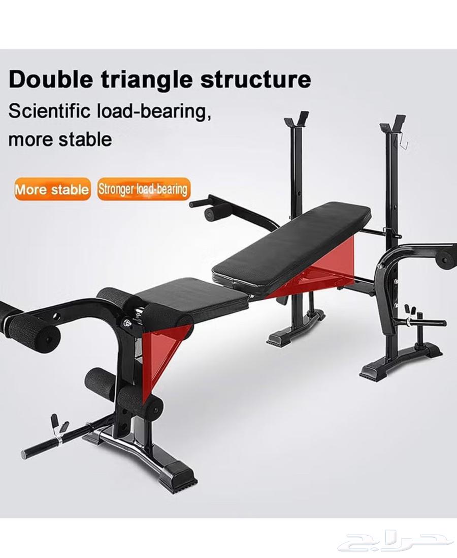 كرسي تمارين رياضي لرفع الأوزان الحديد او الدمبل لعده تمارين64615201390979113