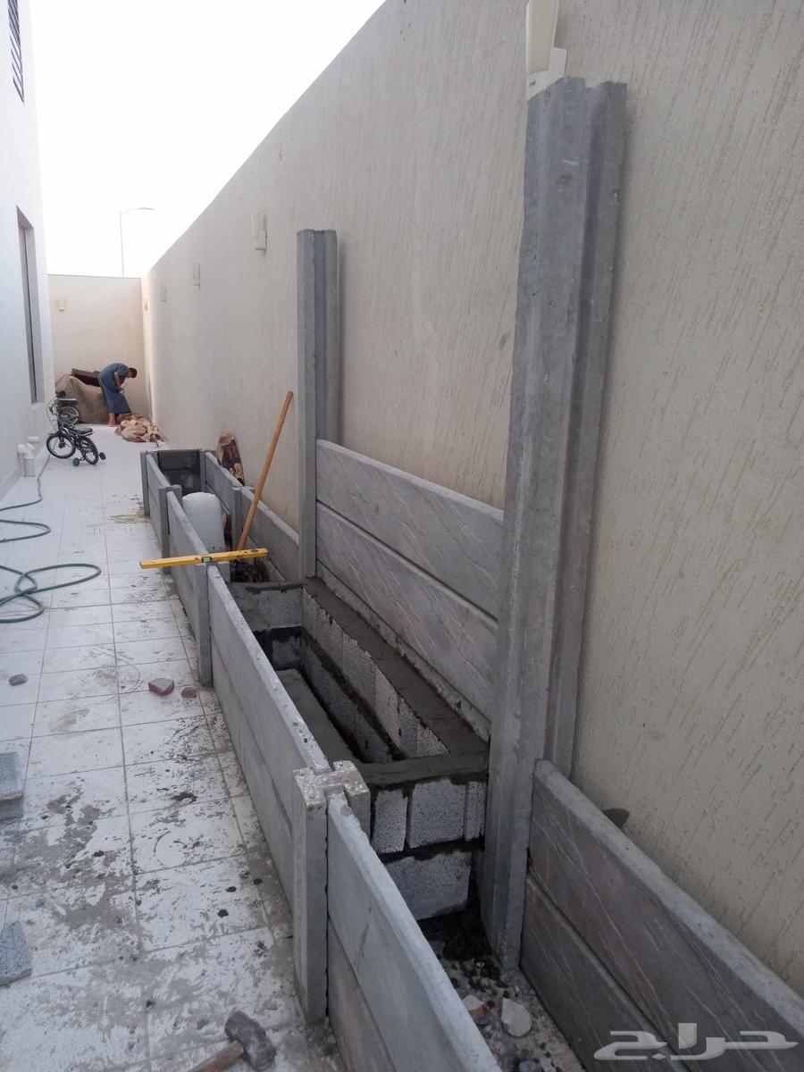 احواض زرع وشلالات اسمنتية تركيب داخل الاحساء64181110319746114