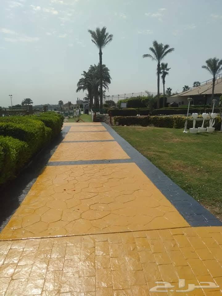 صبة الاارضيات الخرسانةالمطبوعة الملونة64180709623555113