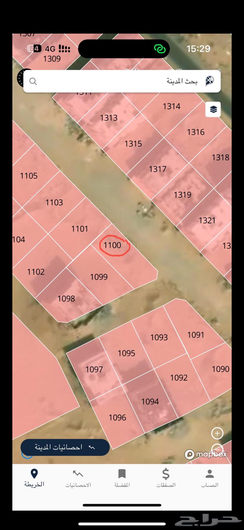Residential land in Wali Al-Ahd 2 layout inside the boundary on two streets, 620 meters64153253204737110