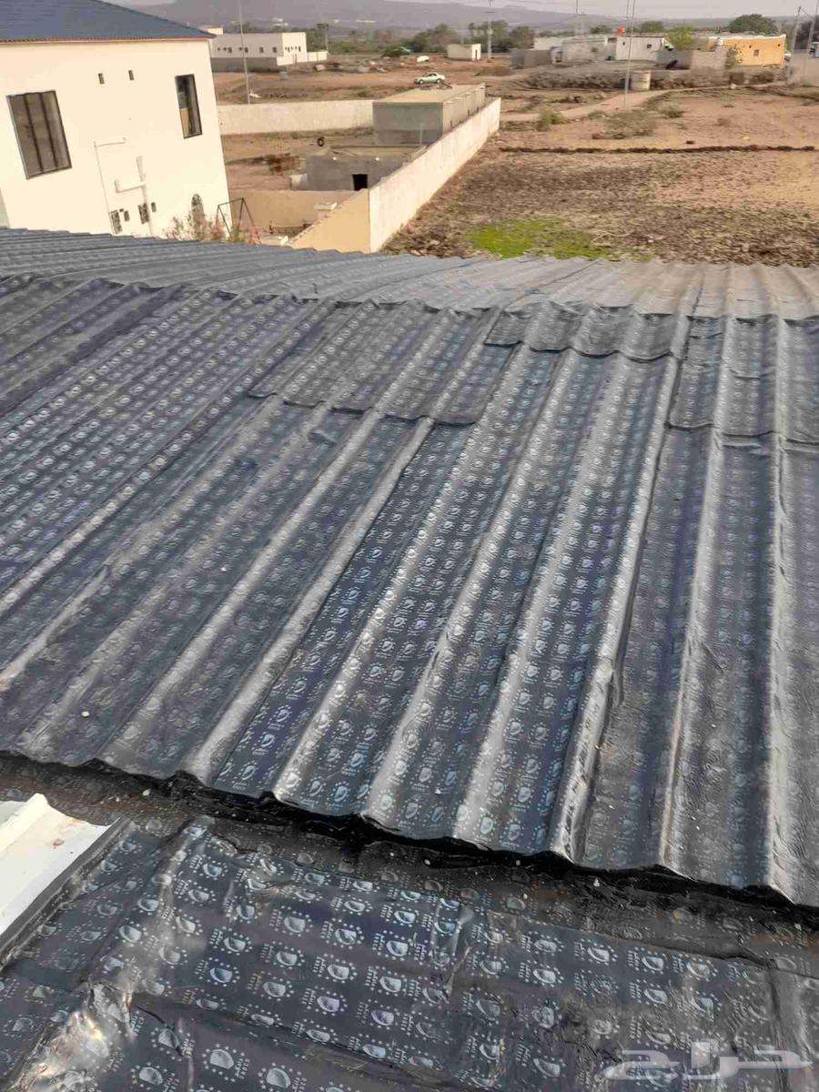 Tar insulation against rain on Al-Asl, Hangar, and bathrooms 05588657364183253526785114