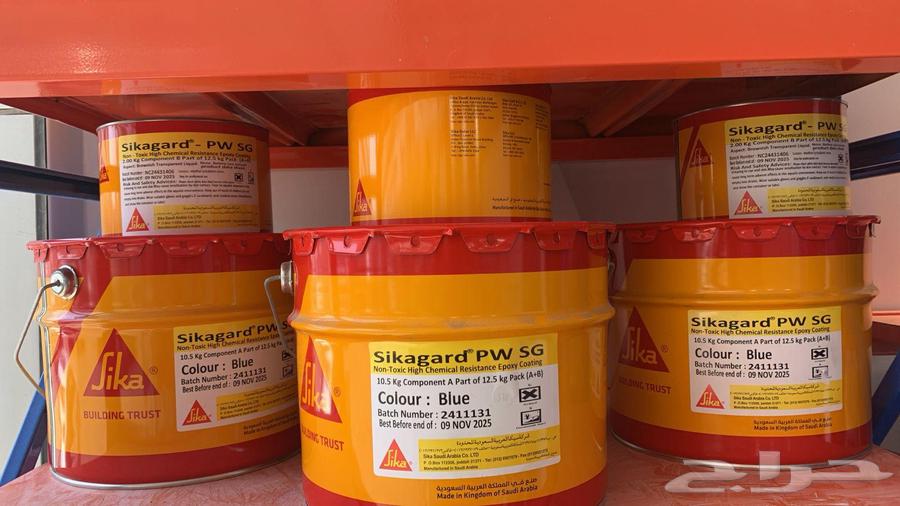 عزل خزانات ايبوكسي ازرق من سيكا64182042510723110