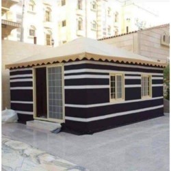 Installation of PVC fabric tent awnings64182044602499111