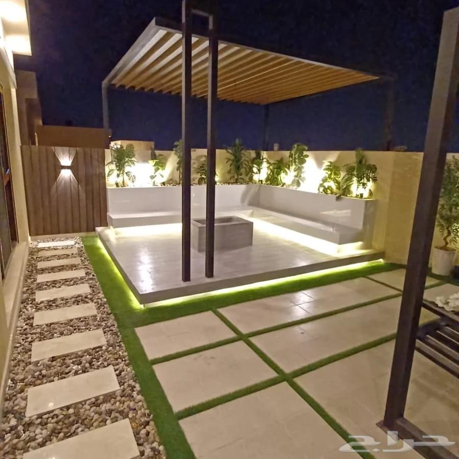 تنسيق حدائق الخرج جلسات وي مظلات وي حديق64186177971331114