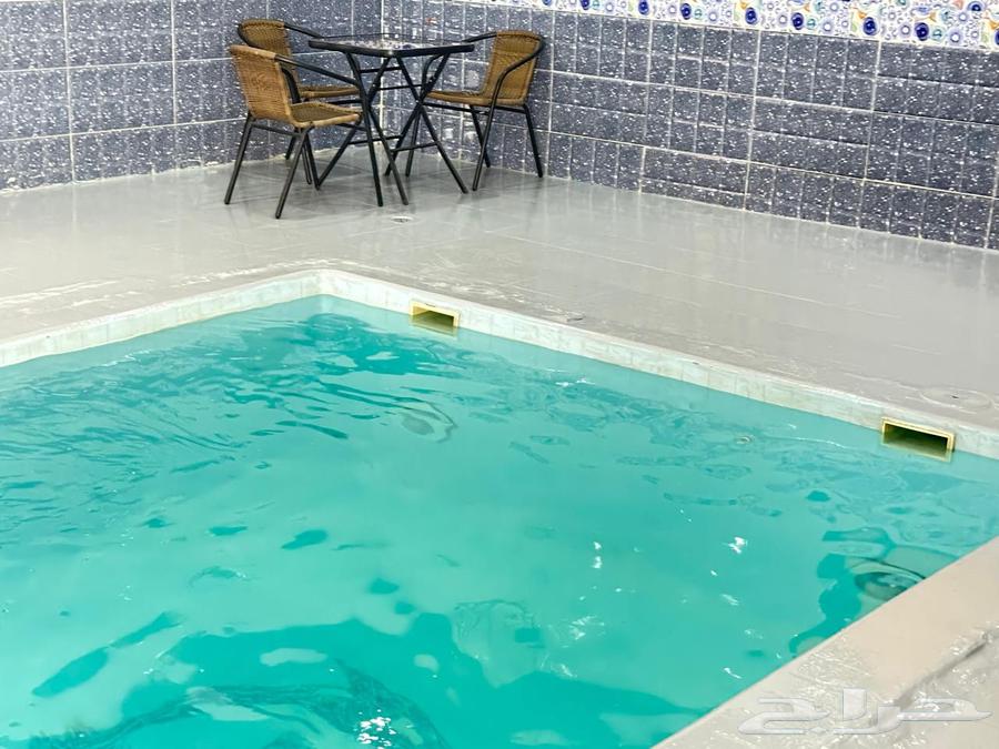 Rest area for rent, two sections, swimming pool for adults and children's pool with water games64156026390658114