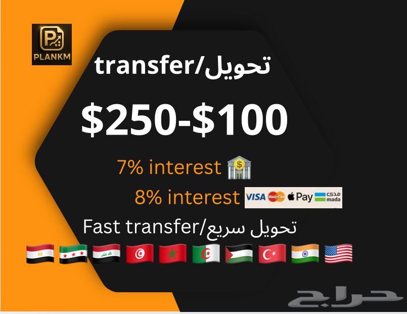 تحويل فوري من السعودية إلى اي دولة خلال ثواني64188624430337110