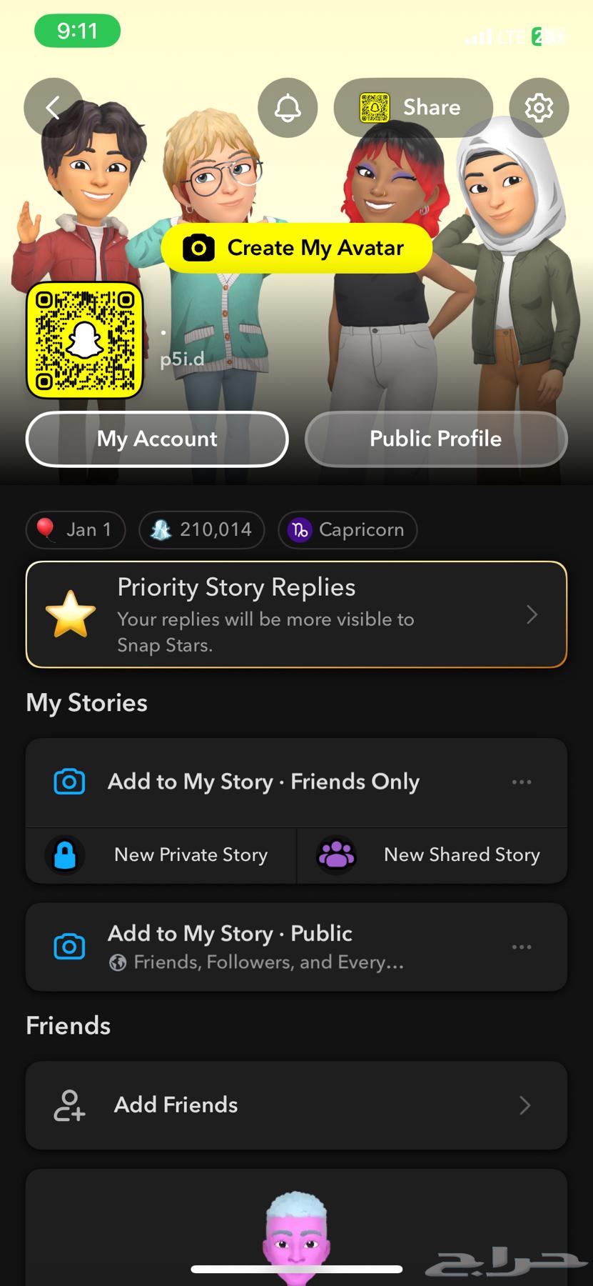 حساب سناب مميز سكور 200 الف64597041700482110