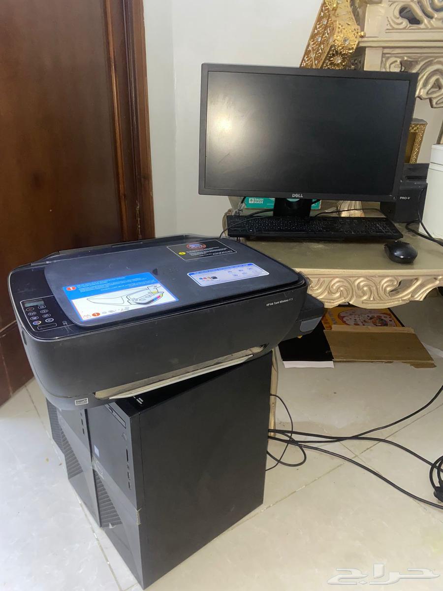 كمبيوتر مكتبي ديل i5 مع طابعه ملونه64509714924547110