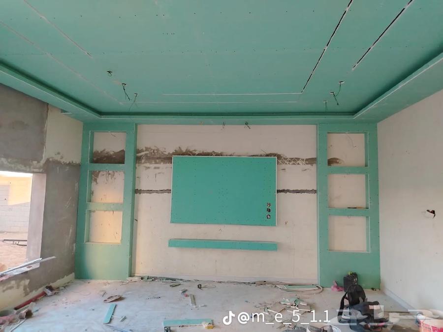 معلم جبس بورد واسمنت بورد وجميع انواع الديكورات سقوف جدران64152342317443110