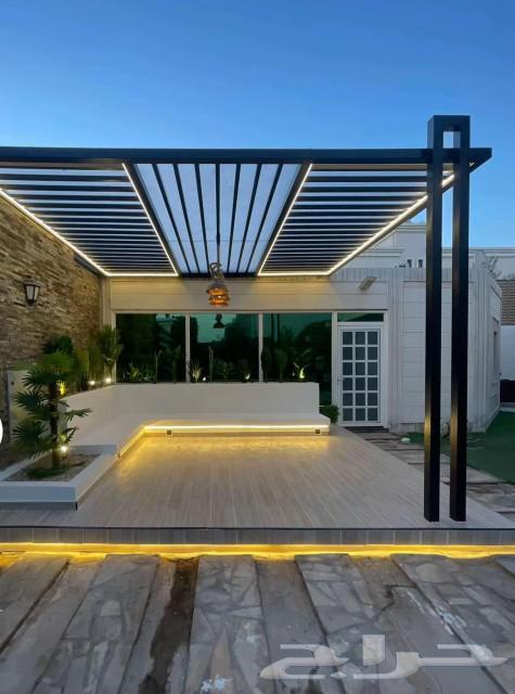 تركيب مظلات مواقف السيارات سواتر جميع اعمال الحداده64183010895874110