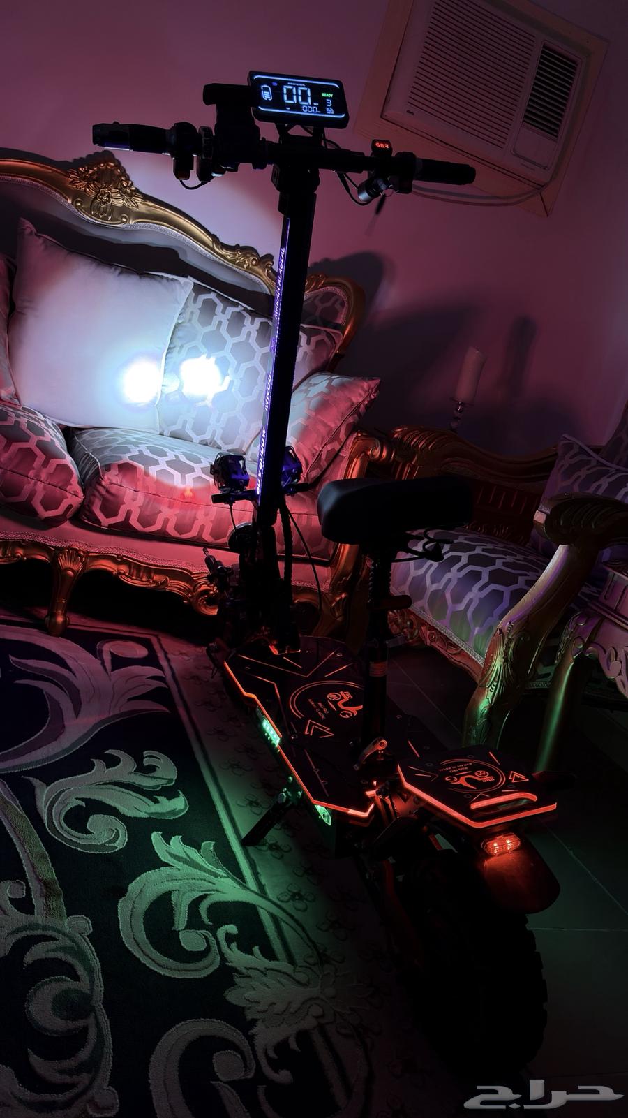 سكوتر كهربائي الوحش MR08 دينموين 6000 واط   بطارية 60V64544905644802113