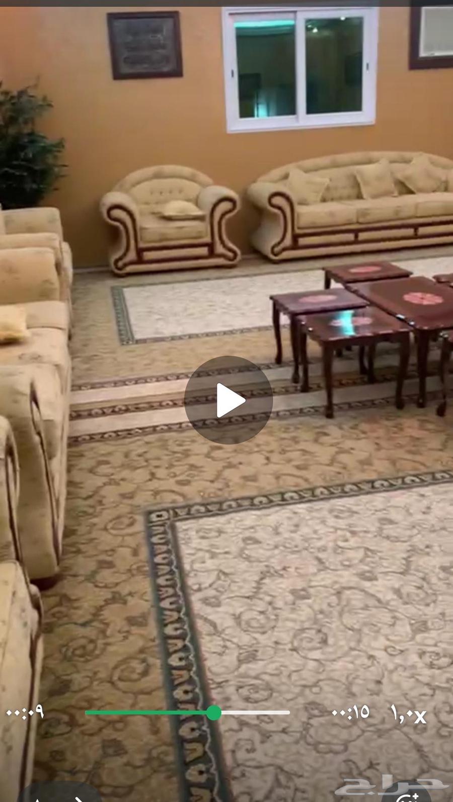 6x4 Majlis with Service Tables and Two Iranian-Made Carpets (6x4, 2 pcs)64836924199681110