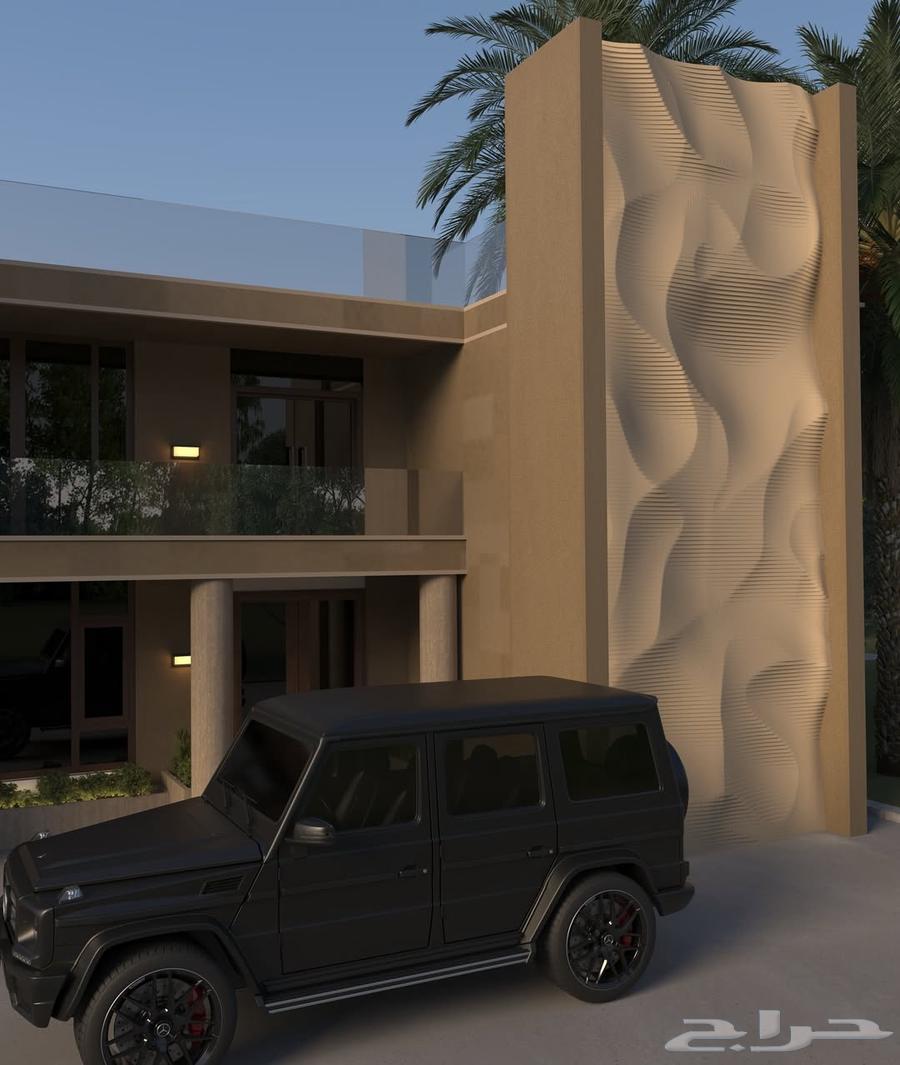 تصميم فيلا وفق الكود العمراني السعودي   بطابع سعودي أصيل64258955273985111