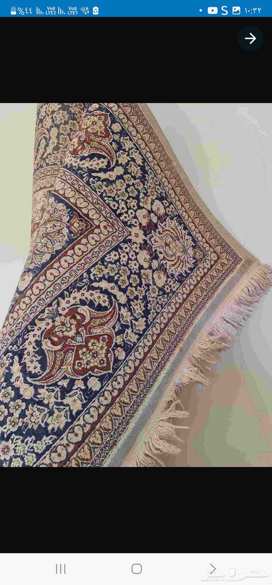 سجاد ايراني يدوي 2 3 قديم جدا64835677676162111