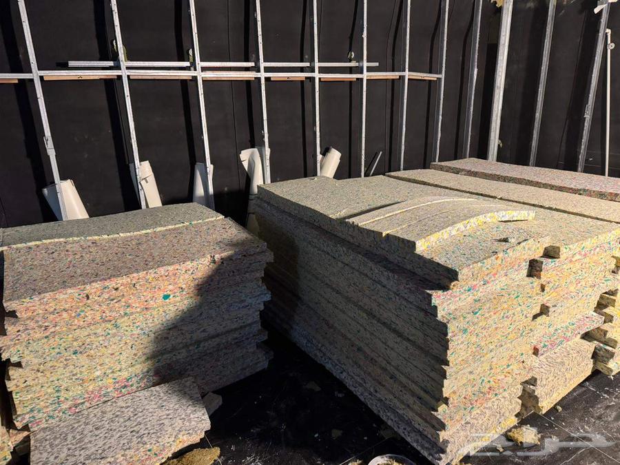 عوازل صوت اسفنج مضغوط وصوف صخري مستعمل للبيع64835613849730114