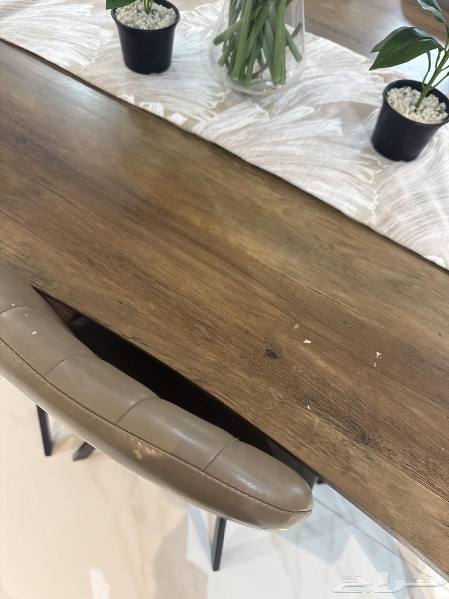 طاولة طعام ست كراسي من وودي ثقيله وجودتها ممتازه64836186297091111