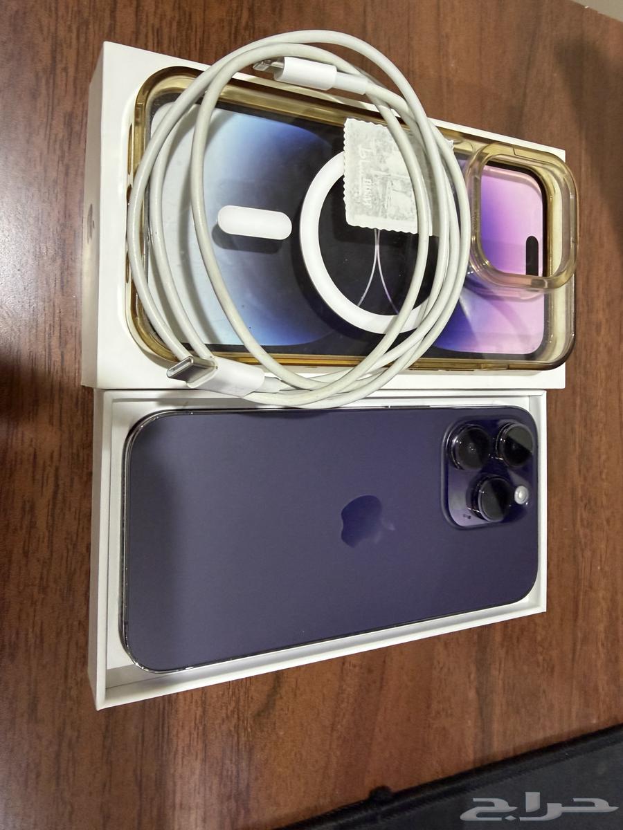 ايفون 14pro 256GB اللون بنفسجي64576143632385114