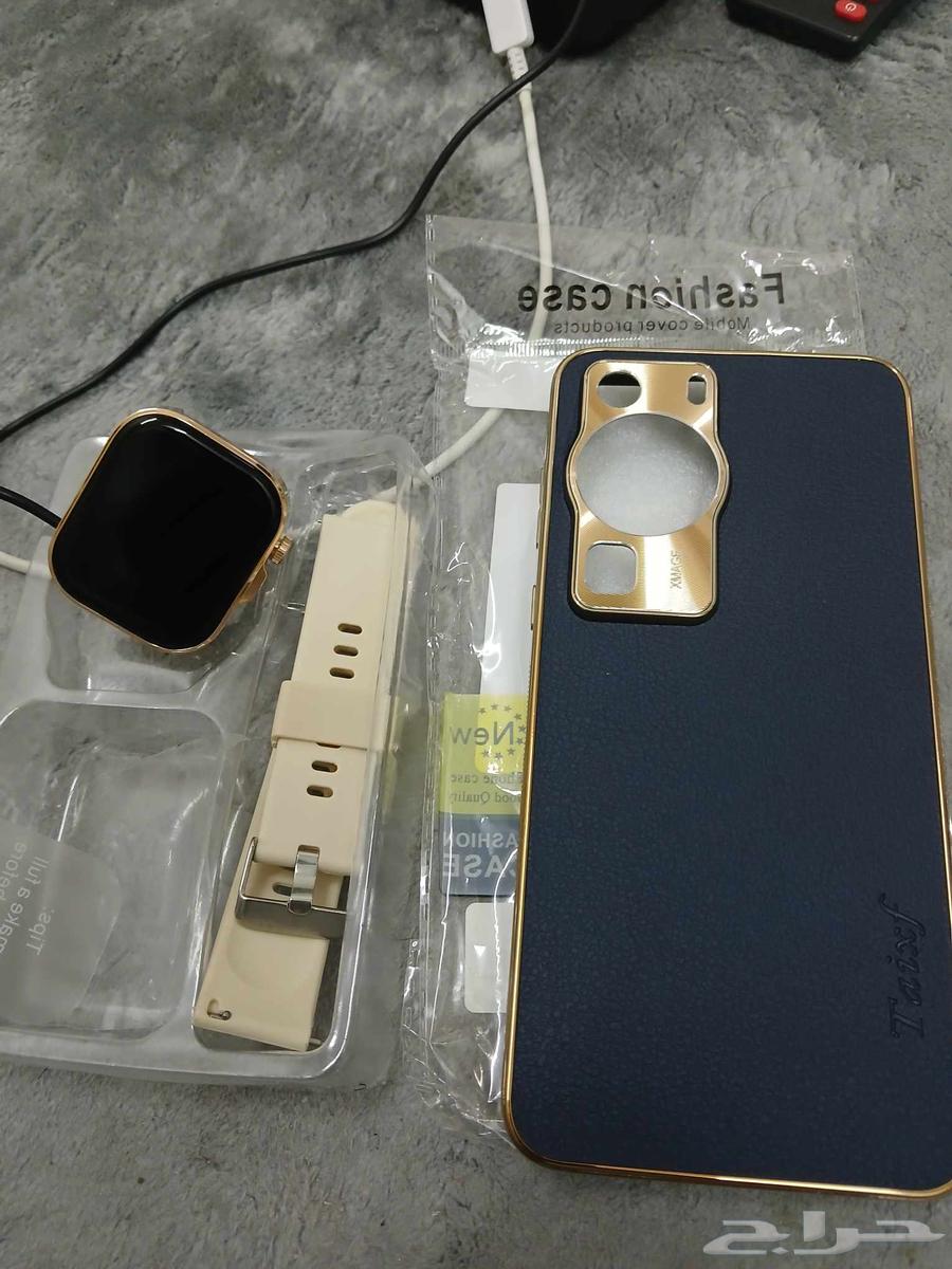 ساعة ذكية سمارت جديد 250 ريال غطاء جديد جوال هونر برو 15شاحن64835664908545110