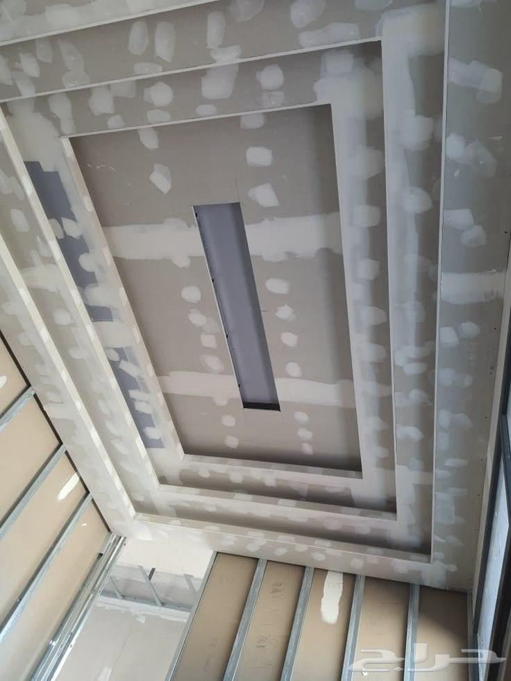 سقف مستعار وشرائح المنيوم وجبس بورد64192126062339113