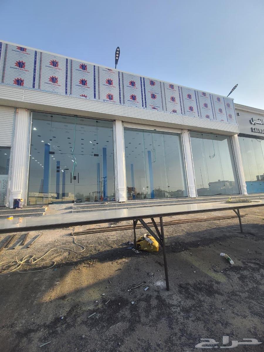 واجهات قزاز سكريت 12ملي شفاف. توريد وتركيب64192131151489114