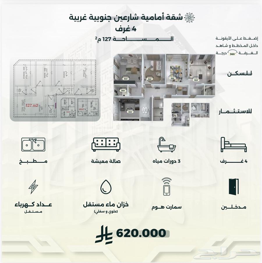 شقق للبيع مدينة جده64157529734403110