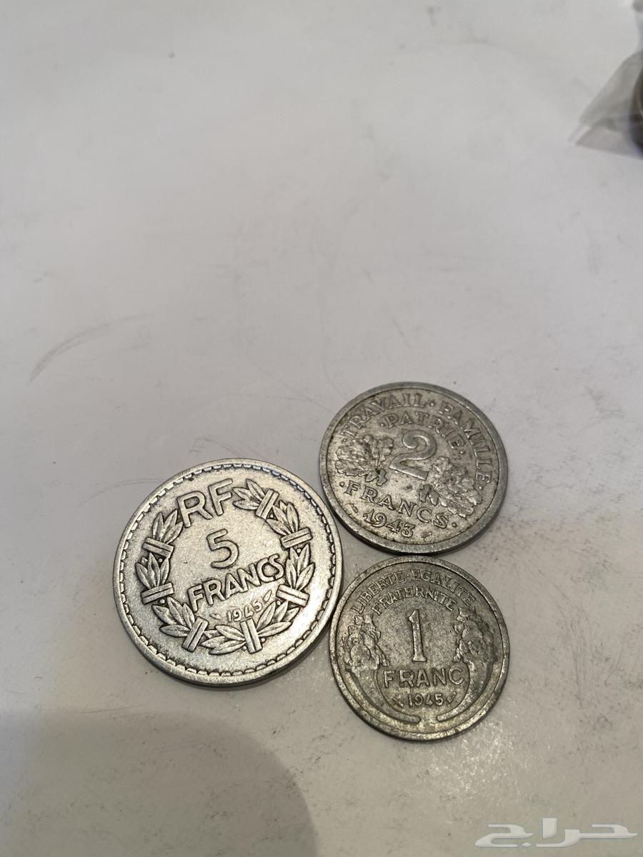 طقم عملات معدنيه فرنسيه مميزه تراث قديم للبيع64444258169090111
