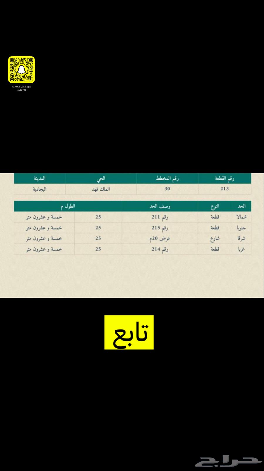 للبيع أرض في البجادية64157729076097112