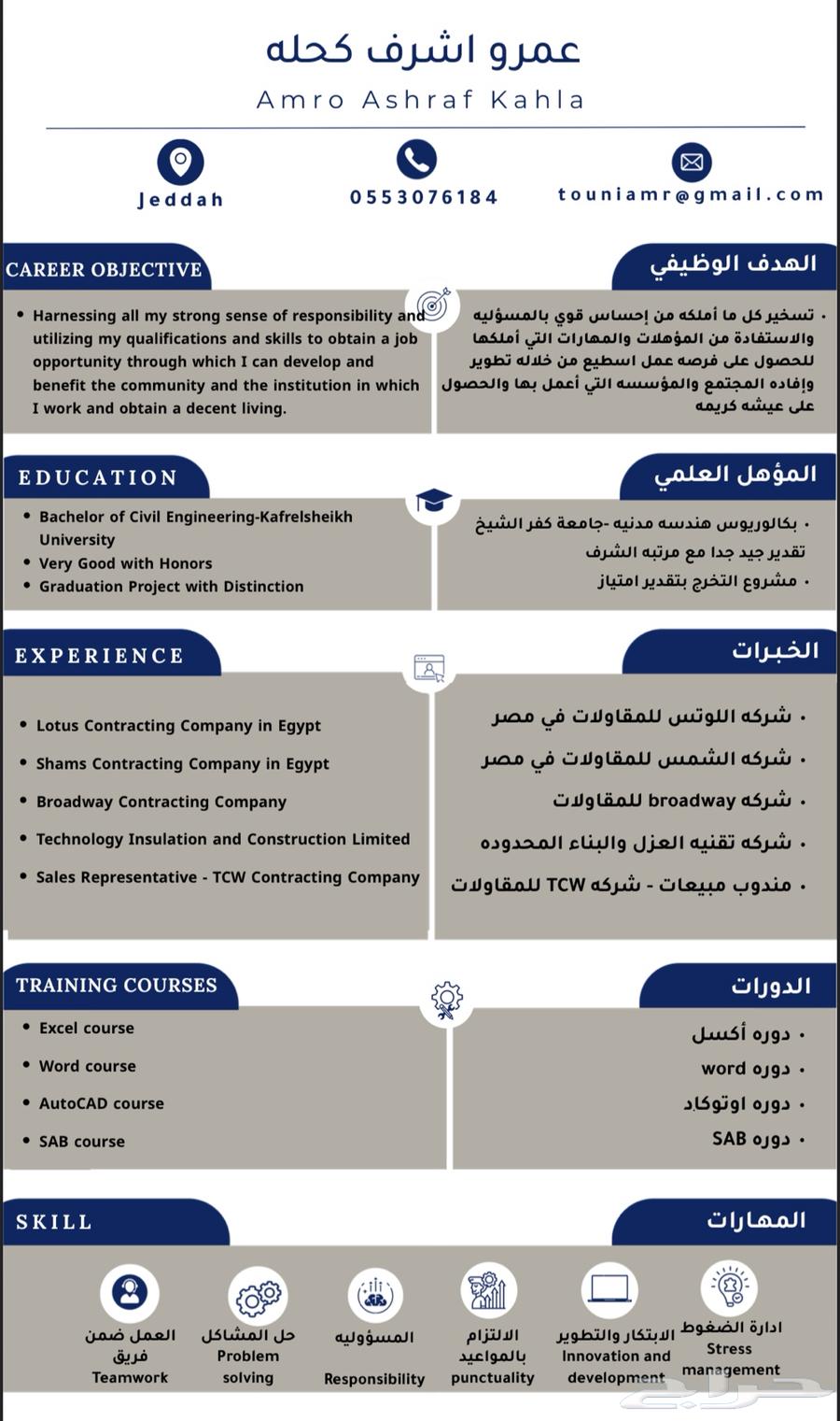 مهندس مدني حديث التخرج64196743326465110