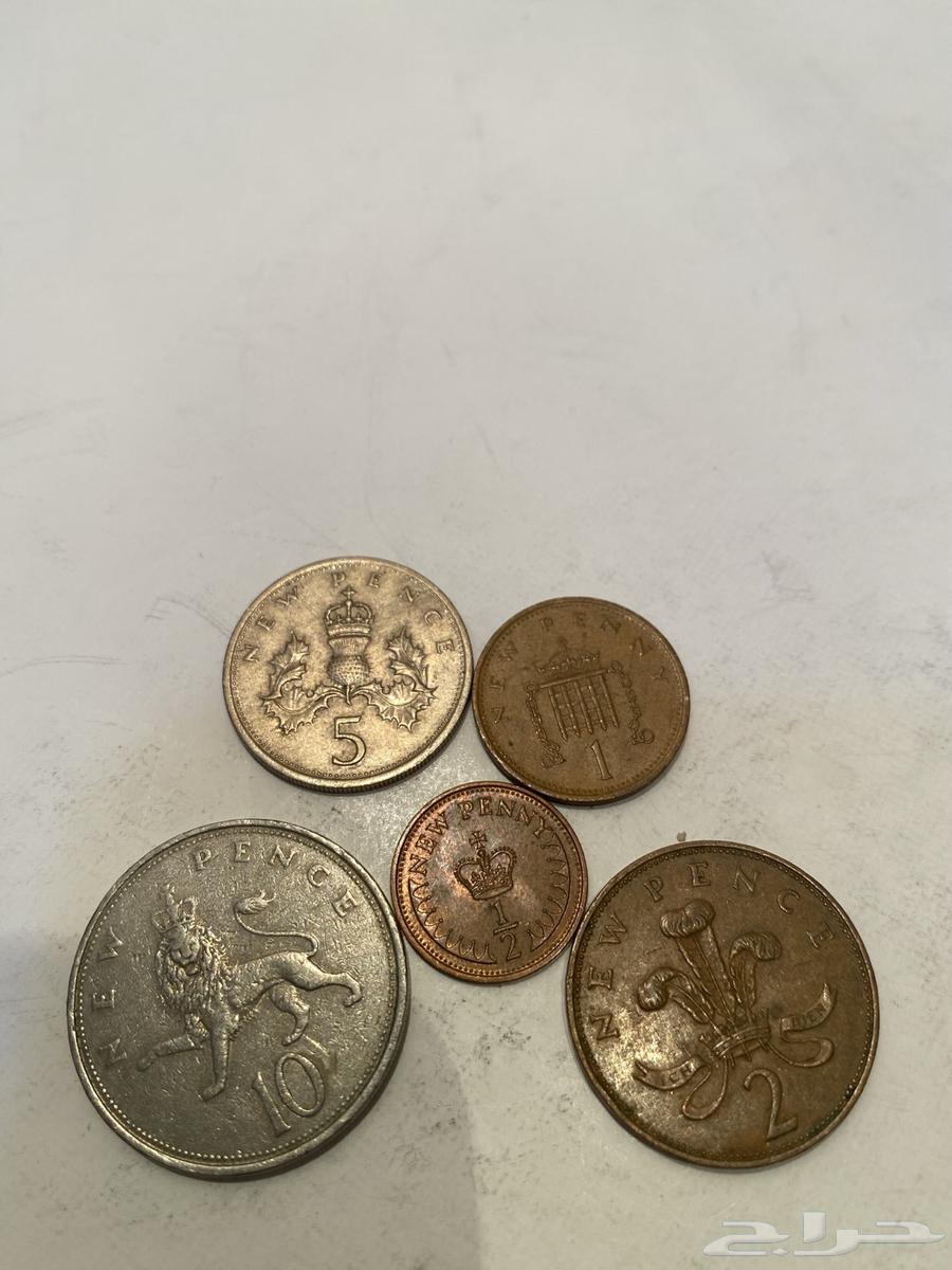 طقم عملات معدنيه بريطانيه إليزبيث قديم تراث للبيع64419278530562111
