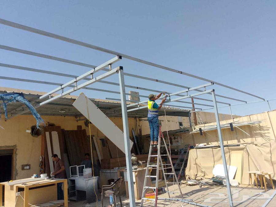 حداد مظلات وسواتر وهناجر وبرجولات ومستودعات64196118429187112