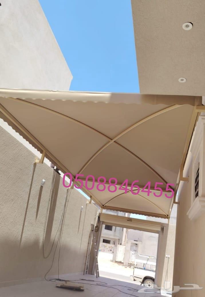 مظلات سواتر مواقف سيارات جميع اعمال الحداده64196118978563113