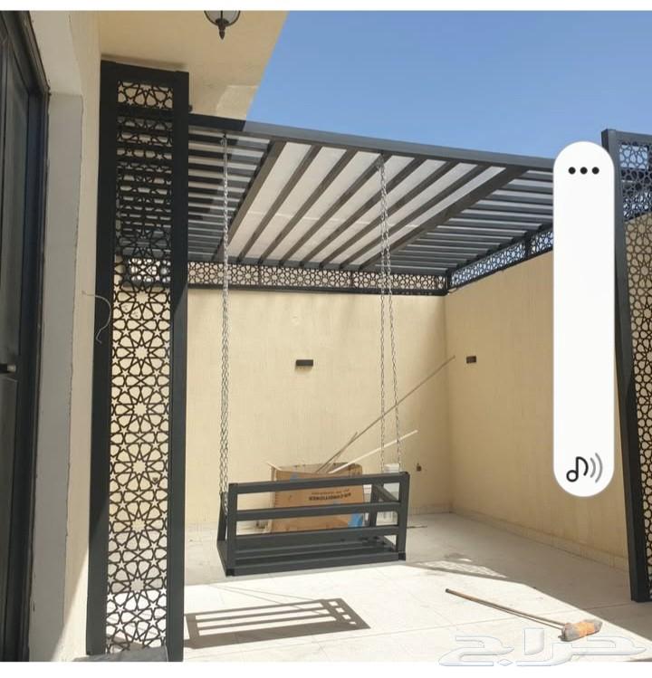 مظلات وسواتر برجولات وجلسات جميع انواع الحداده وخشب خارجي د64196123191426110