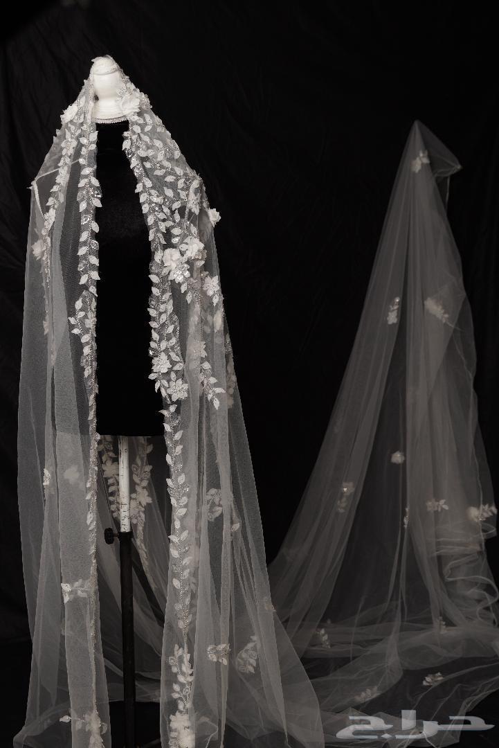 فستان زفاف 2025 مع طرحة استخدام يوم واحد64587329759619112