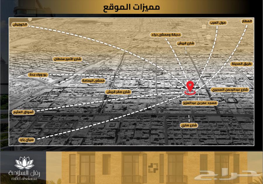 شقة للبيع بحي السلامة بموقع مميز64158969338243113