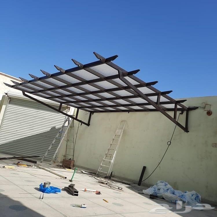 حداد مظلات سواتر وجميع اعمال الحداده64198686275843114