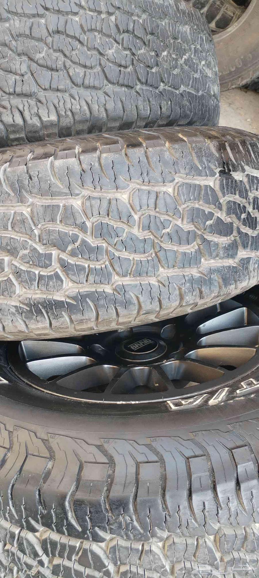 جنوط برايد وكفرات بي اف جودارتش شبه جديد 265 70 1764516711194625114