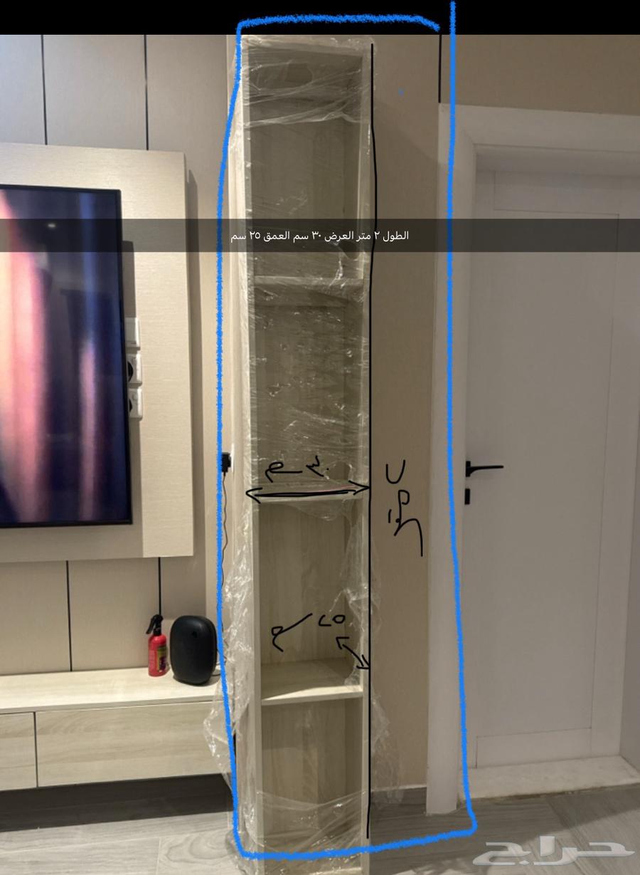 دولاب ينفع ديكور جانبي للتلفزيون للتحف جديد غير مستعمل64678086732418112