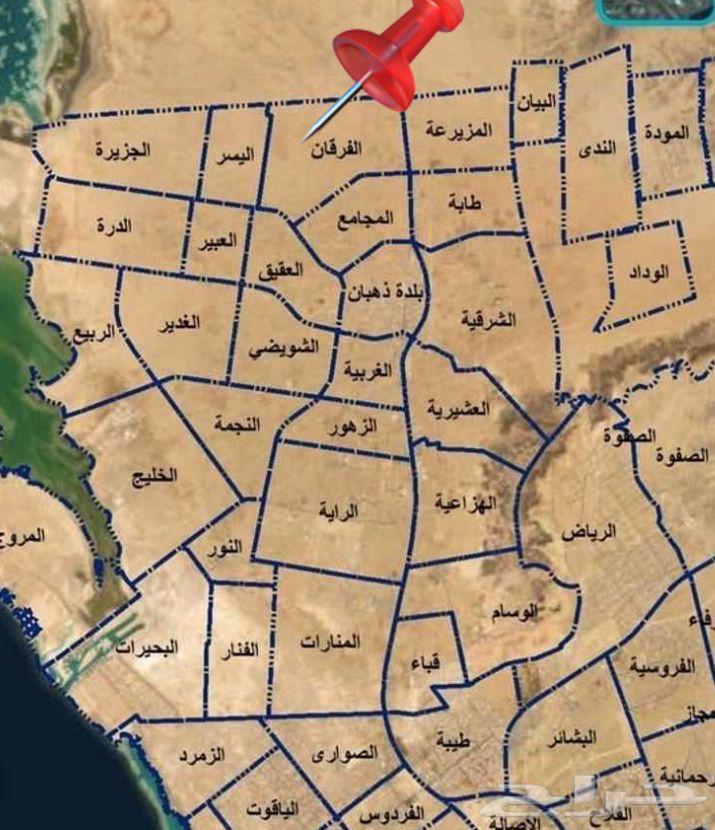 أرض للبيع حي الفرقان جوهرة العروس64160908200834111