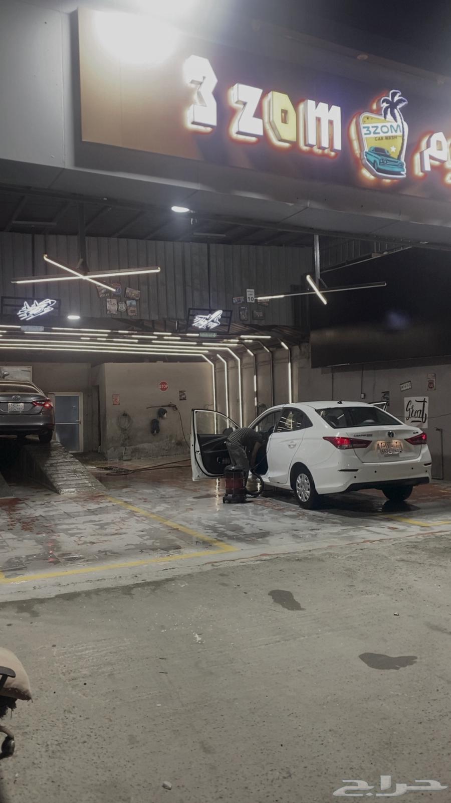مغسلة سيارة للتقبيل على شارع رئيسي وعام بالقنفذة64164975946369111