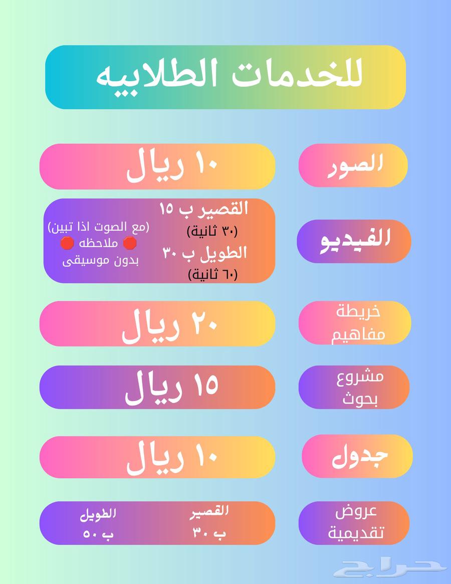 للخدمات الطلابيه64205788309890110